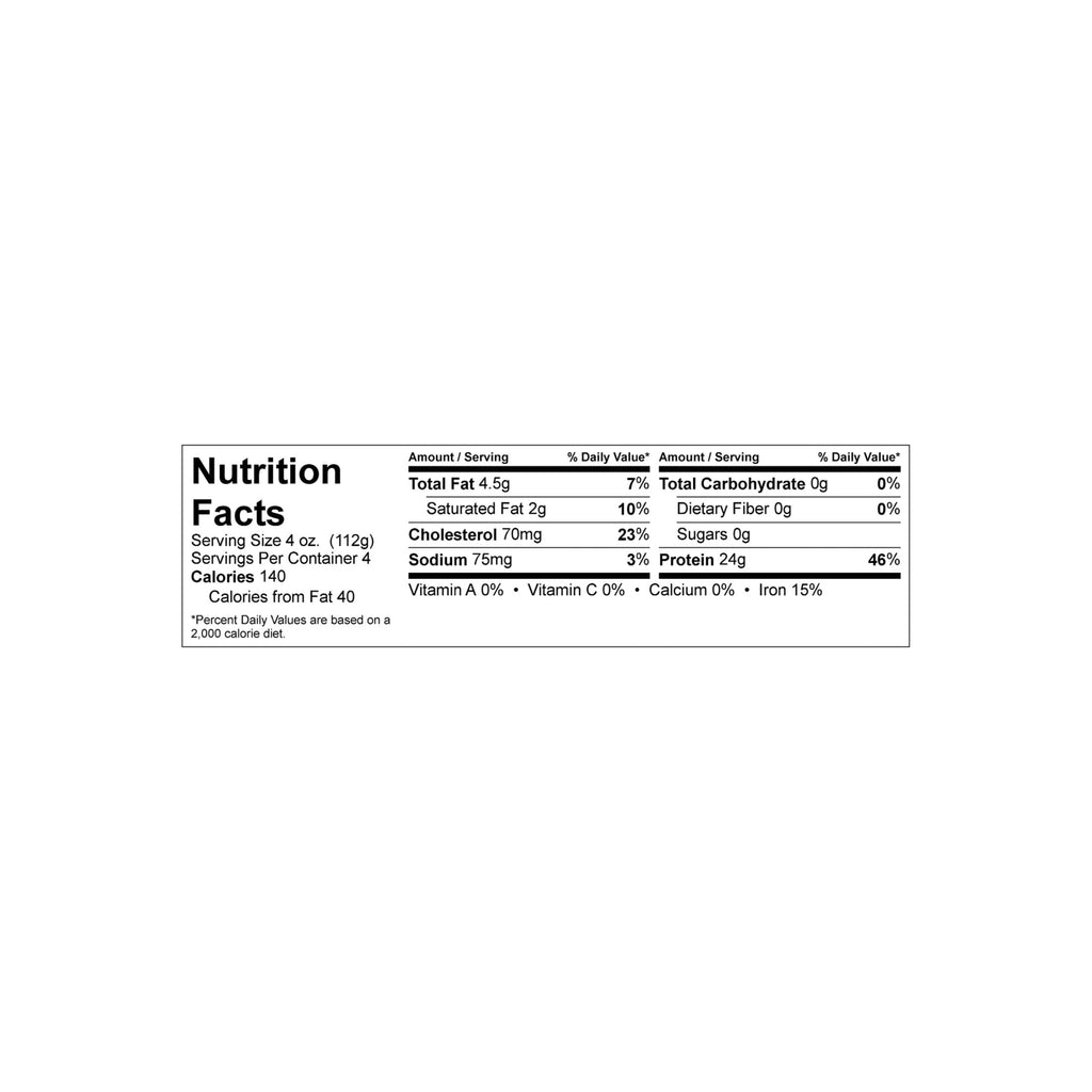 All Natural Extra Lean Ground Beef 96% Lean/4% Fat, 1 lb