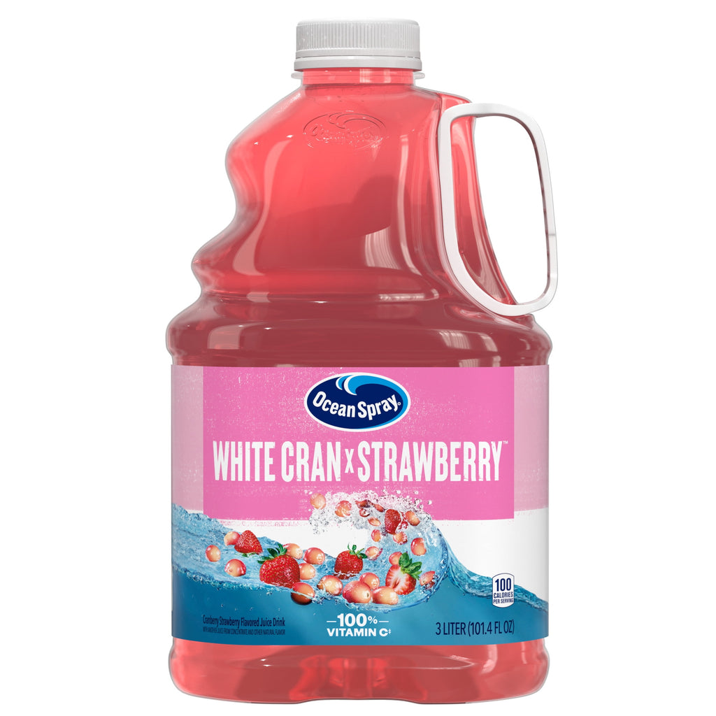 Ocean Spray® White Cran-Strawberry Juice Drink, 3L Bottle