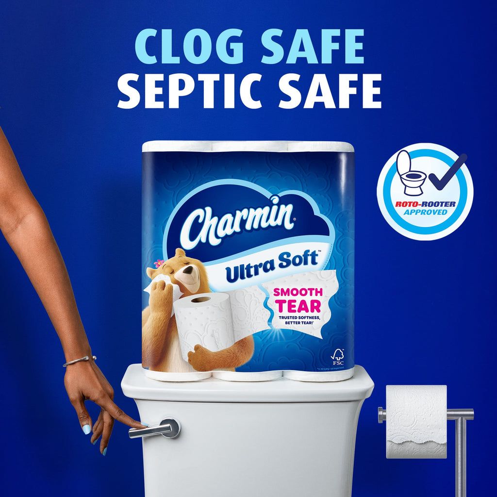 Charmin Toilet Paper Ultra Soft, 24 Mega XL Rolls