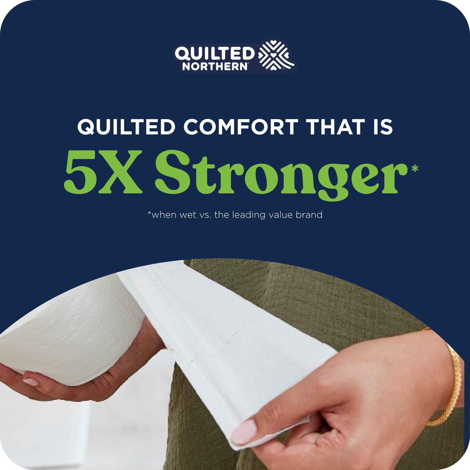 Quilted Northern Ultra Soft & Strong 2-Ply Toilet Paper, 12 Mega Rolls, 255 Sheets Per Roll