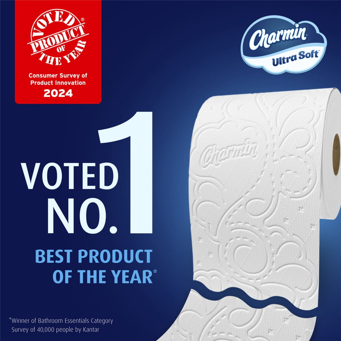 Charmin Toilet Paper Ultra Soft, 24 Mega XL Rolls