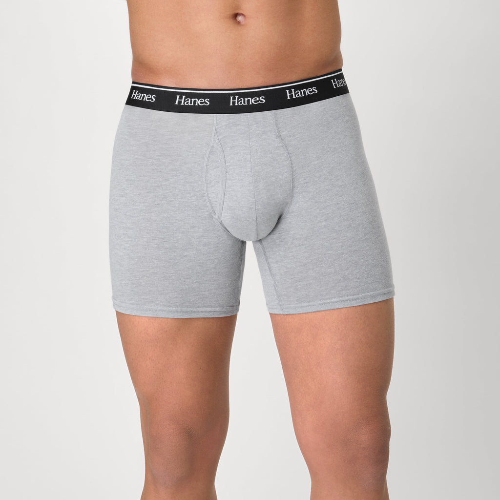 Underwear Boxer Briefs Pack, 3-Pack,Cotton-Stretch Moisture-Wicking Underwear for Men