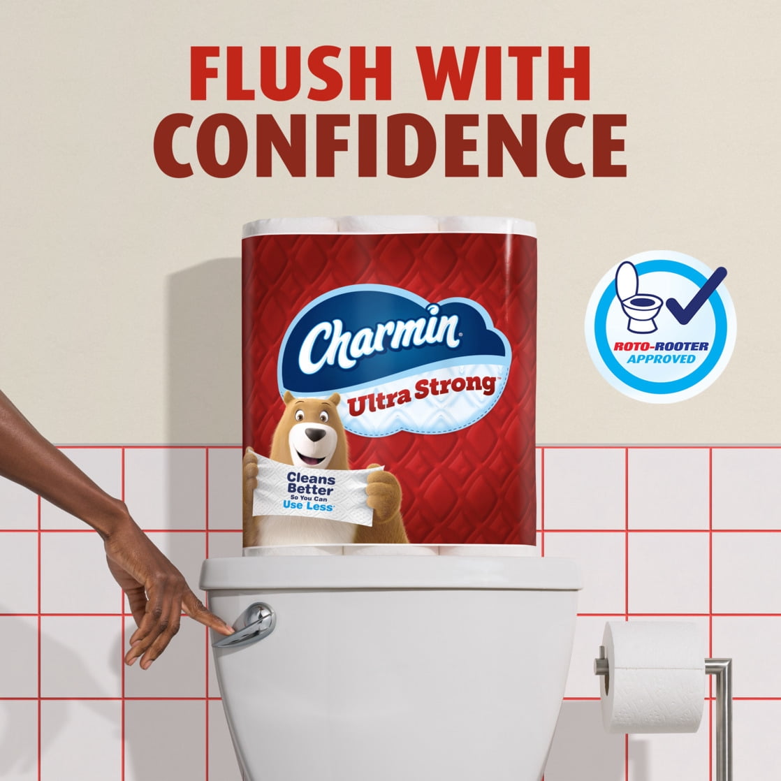 Charmin Ultra Strong Toilet Paper 24 Mega XL Rolls, 330 Sheets Per Roll