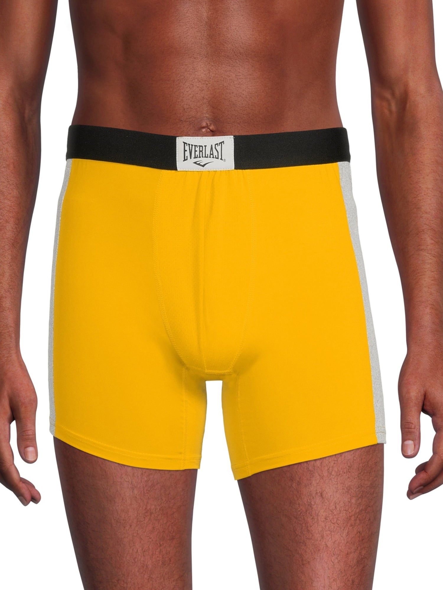 Everlast Men's Performance Underwear Stretch Boxer Briefs with Fly, 6-Pack