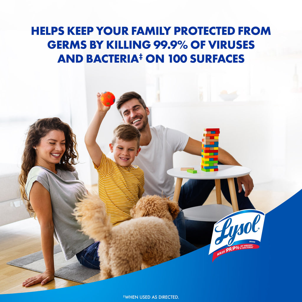 Lysol Disinfectant Spray, Sanitizing and Antibacterial Spray, Deodorizer, Crisp Linen, 19 oz