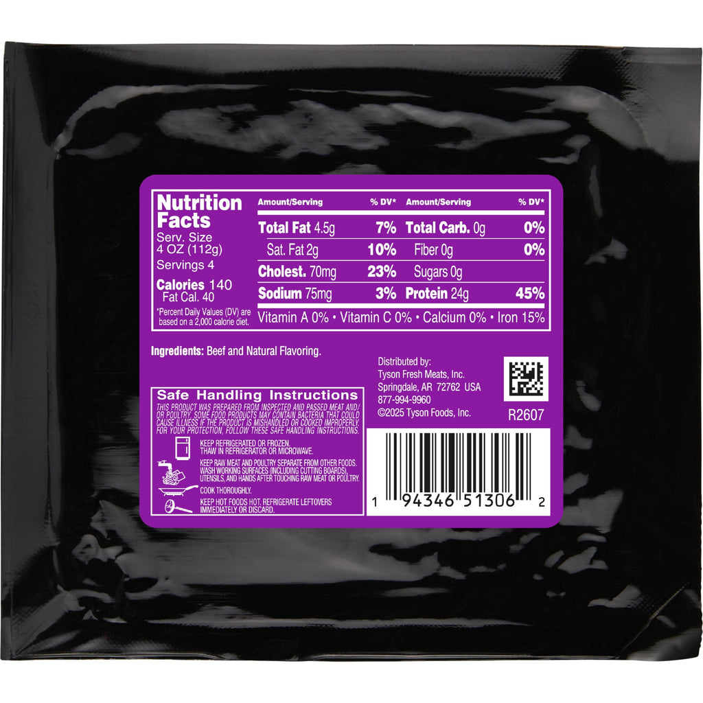 All Natural Extra Lean Ground Beef 96% Lean/4% Fat, 1 lb