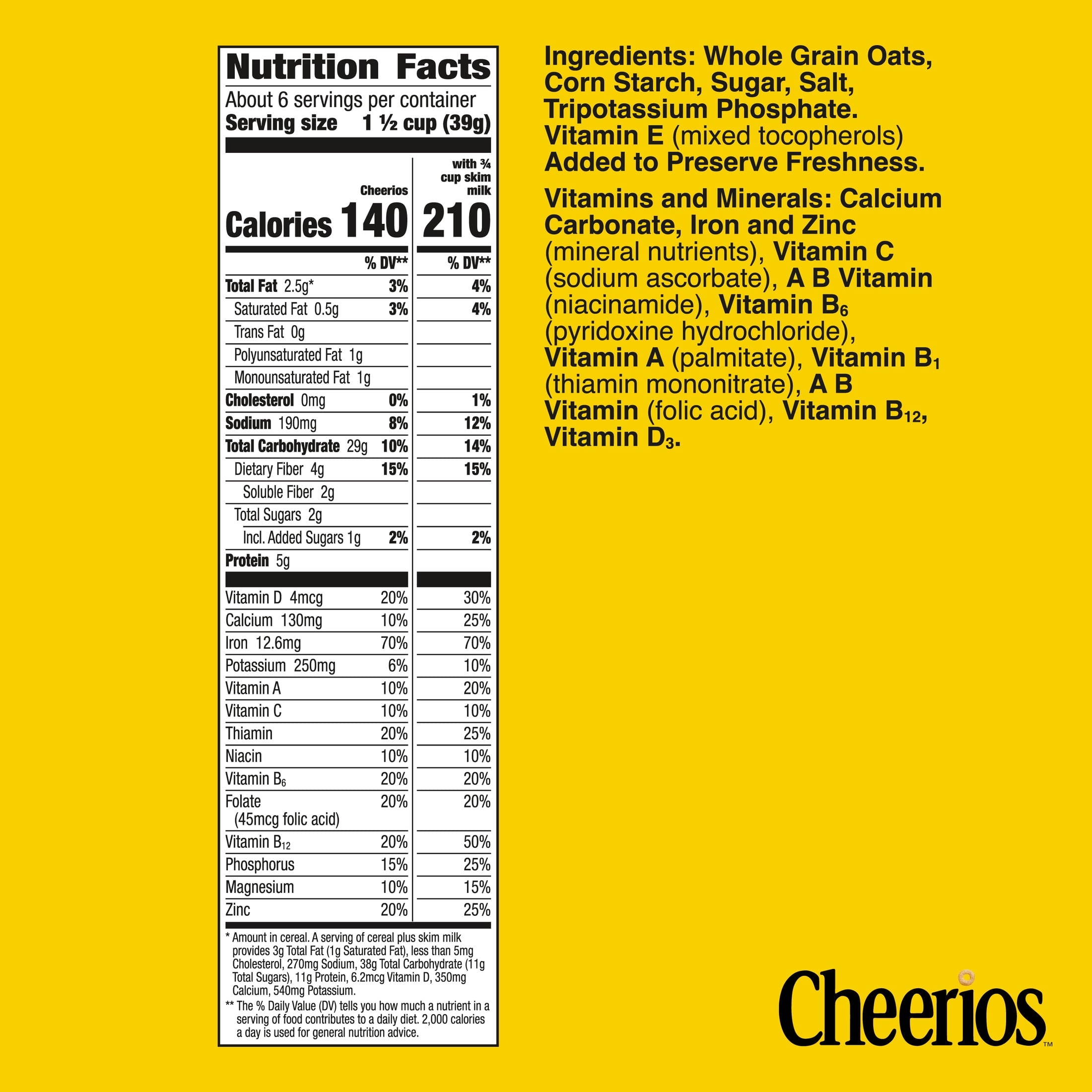 Cheerios, Heart Healthy Gluten Free Breakfast Cereal, 8.9 oz
