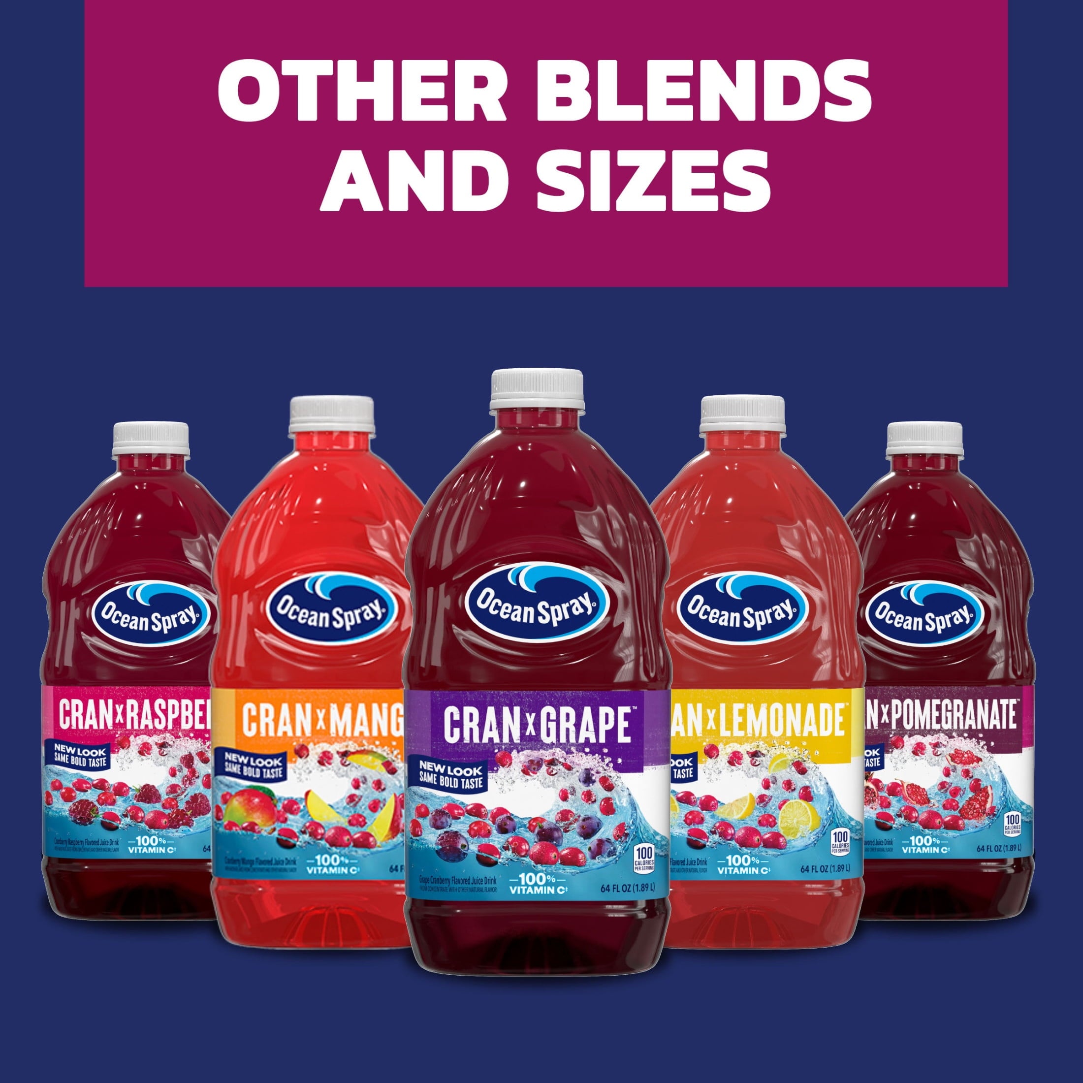 Ocean Spray® Cran-Pomegranate™ Cranberry Pomegranate Juice Drink, 64 fl oz Bottle