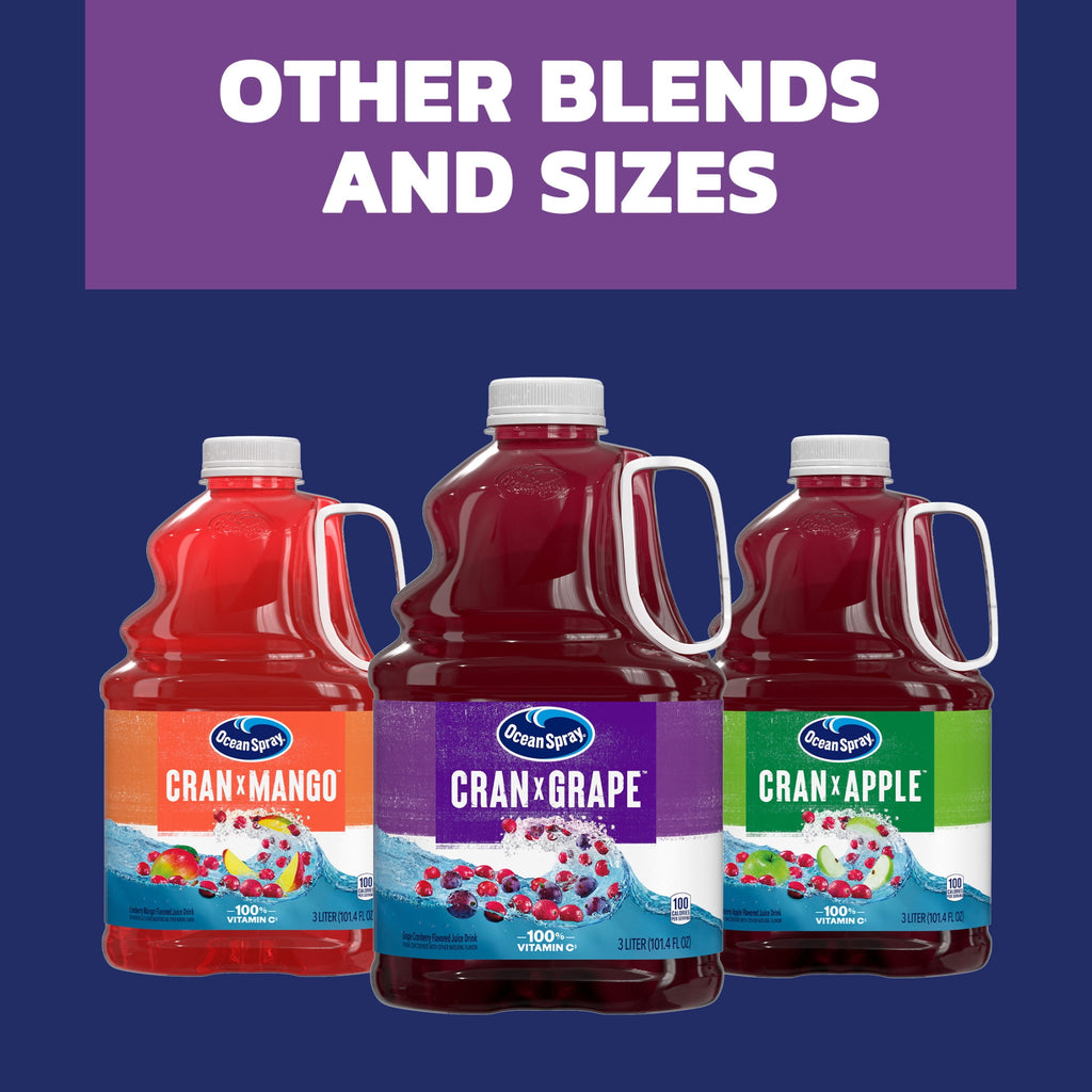 Ocean Spray® Cran-Grape® Cranberry Grape Juice Drink, 101.4 fl oz Bottle