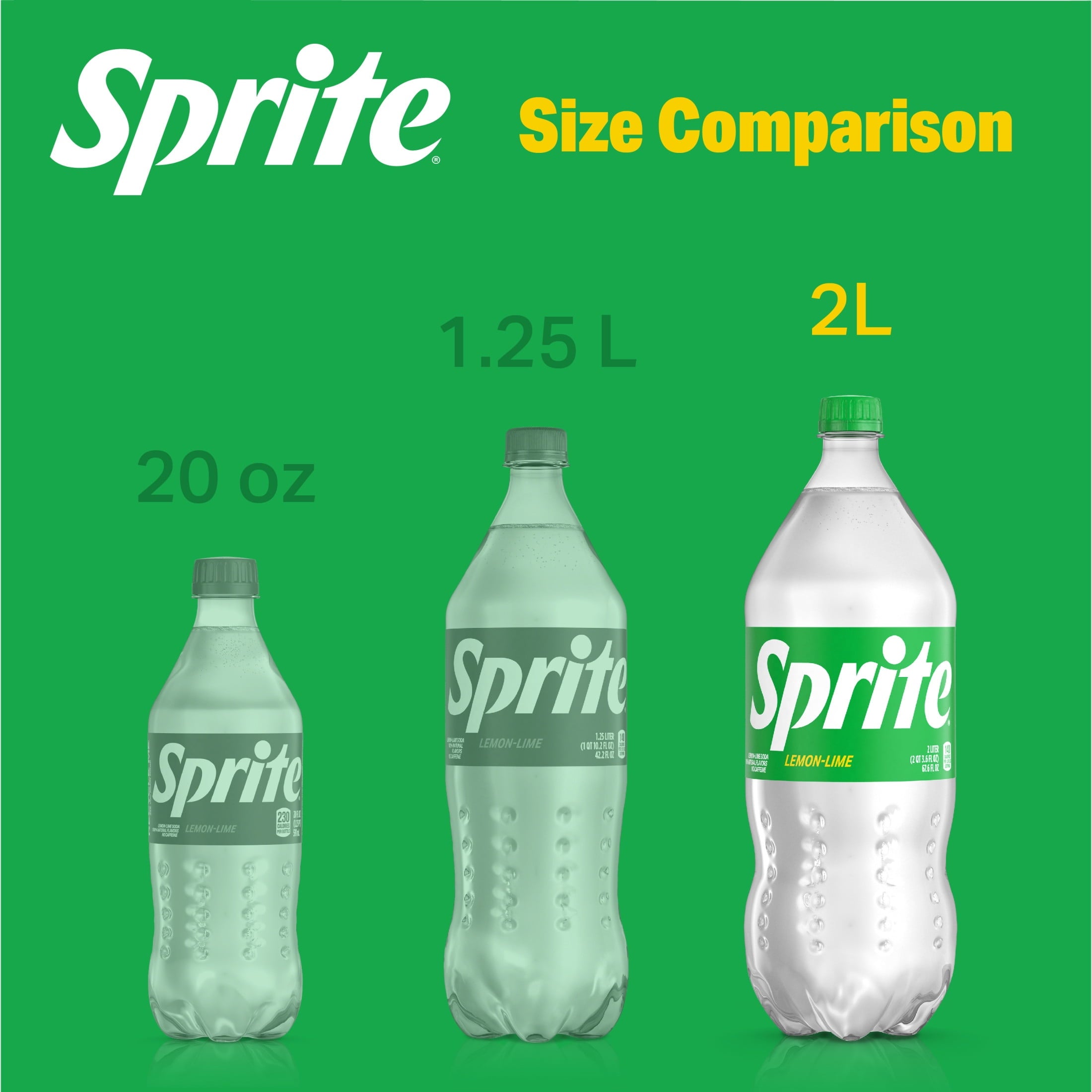 Sprite Lemon-Lime Caffeine Free Soda Pop Bottle, 2 Liters