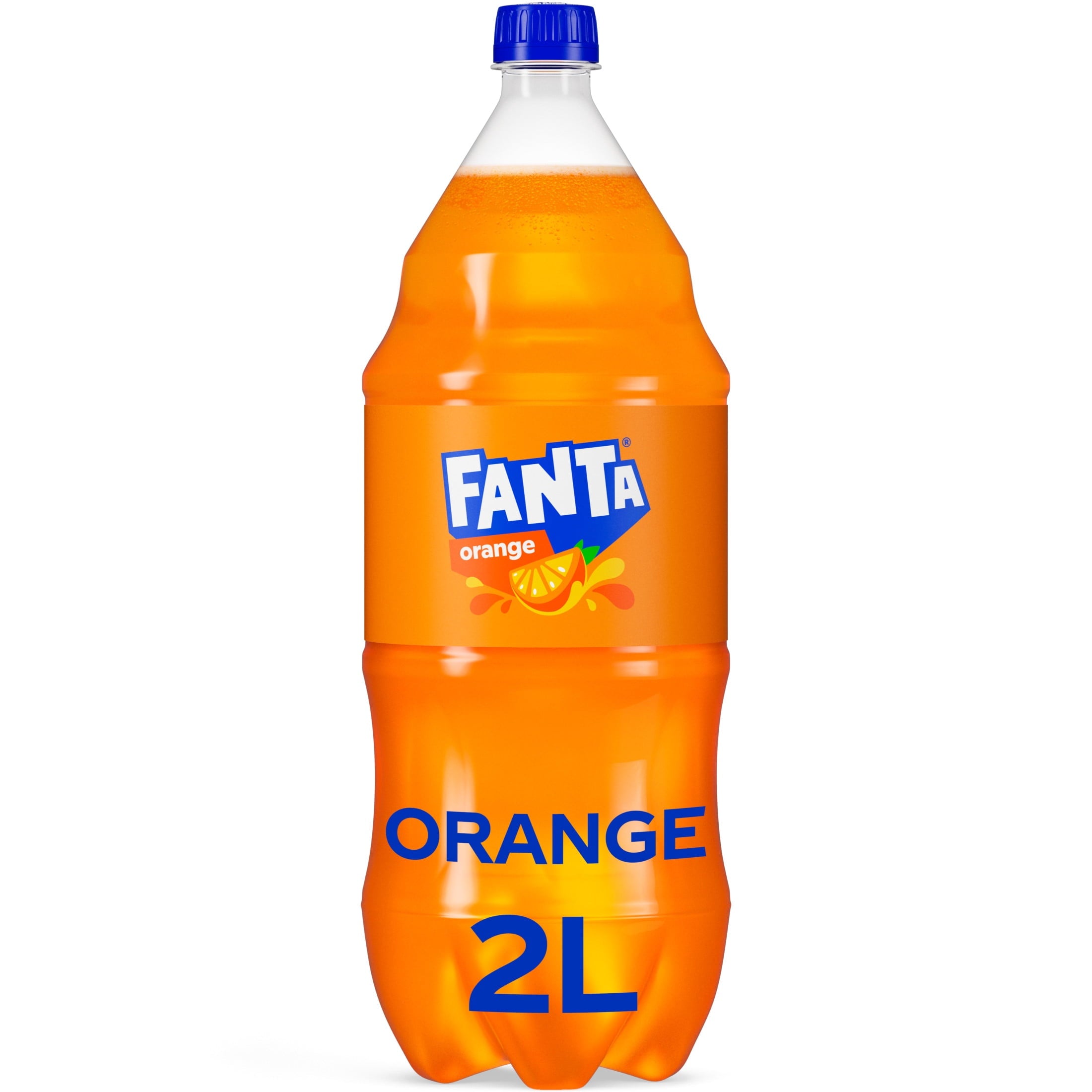 Fanta Orange Soda Pop Bottle, 2 Liter