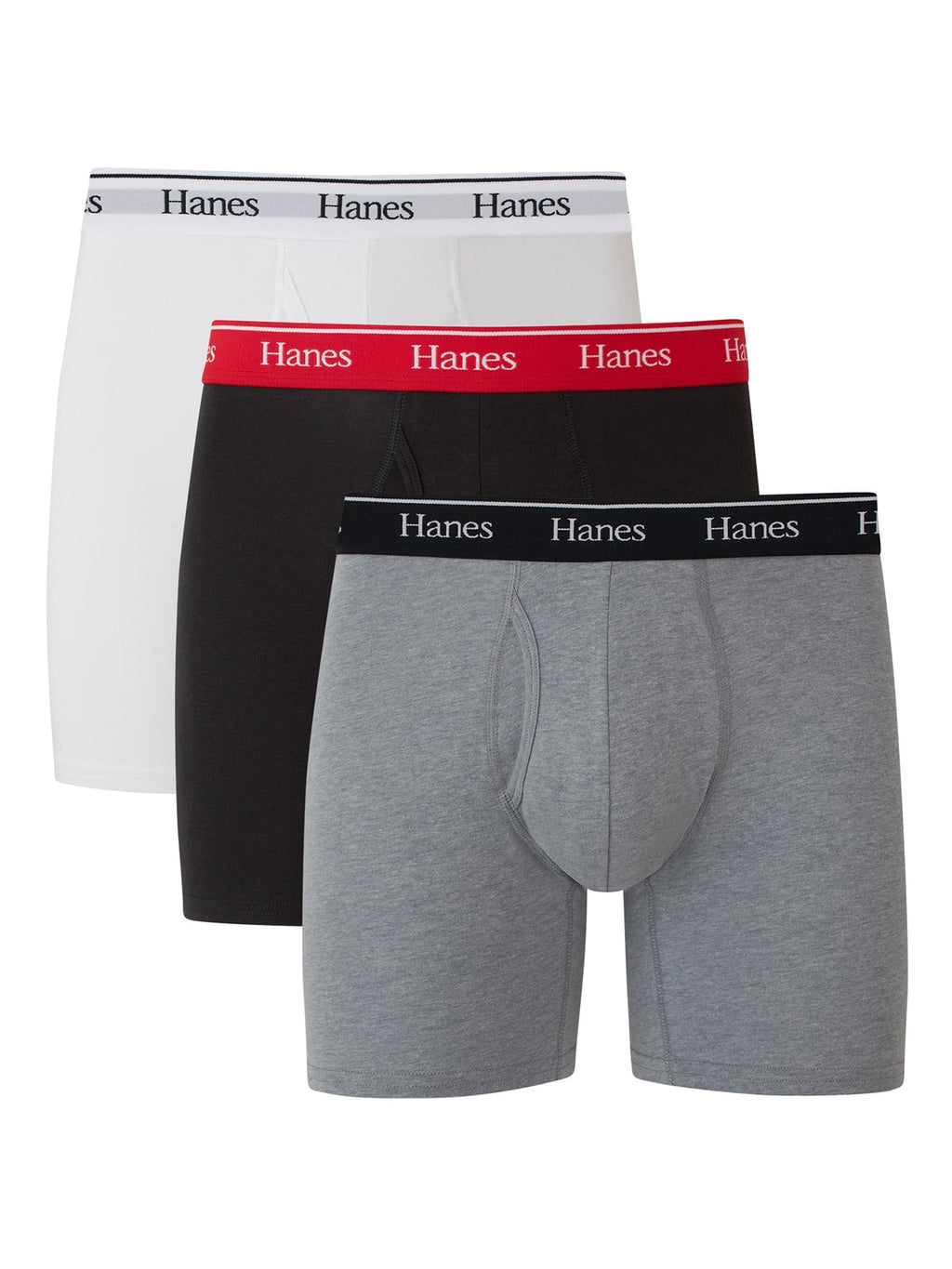 Underwear Boxer Briefs Pack, 3-Pack,Cotton-Stretch Moisture-Wicking Underwear for Men