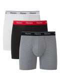 Underwear Boxer Briefs Pack, 3-Pack,Cotton-Stretch Moisture-Wicking Underwear for Men