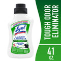 Lysol Tough Odor Eliminator Laundry Sanitizer Additive, 0% Bleach, Eliminates Odor Causing Bacteria, 41 fl oz