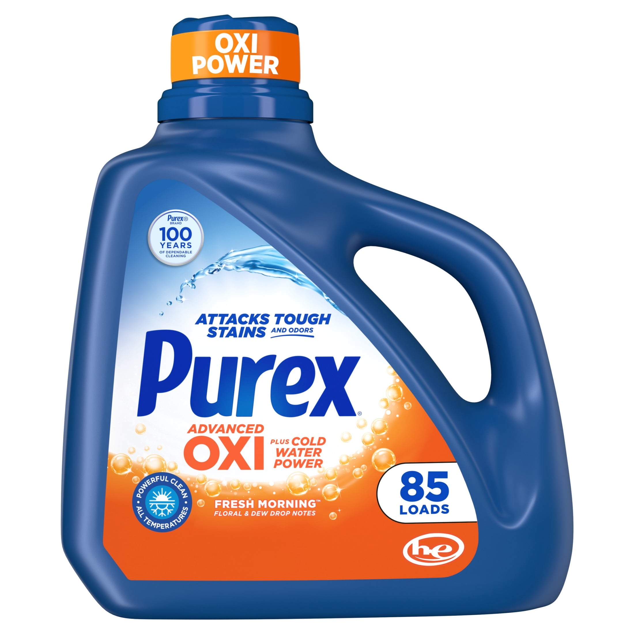Purex Advanced Oxi with Odor Fighter, 128 fl oz, 85 loads