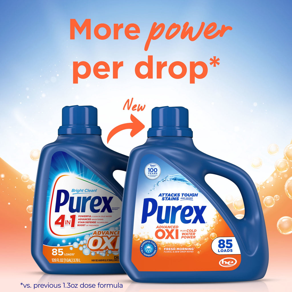 Purex Advanced Oxi with Odor Fighter, 128 fl oz, 85 loads