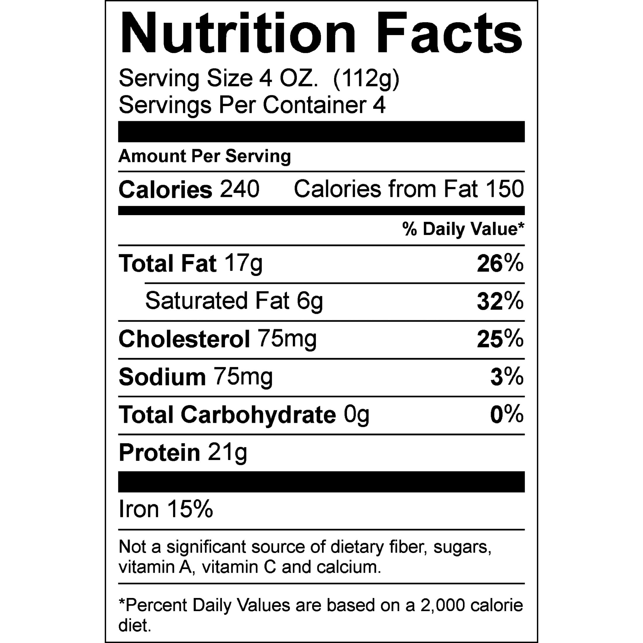 All Natural* 85% Lean/15% Fat Ground Beef Round, 1 lb Tray