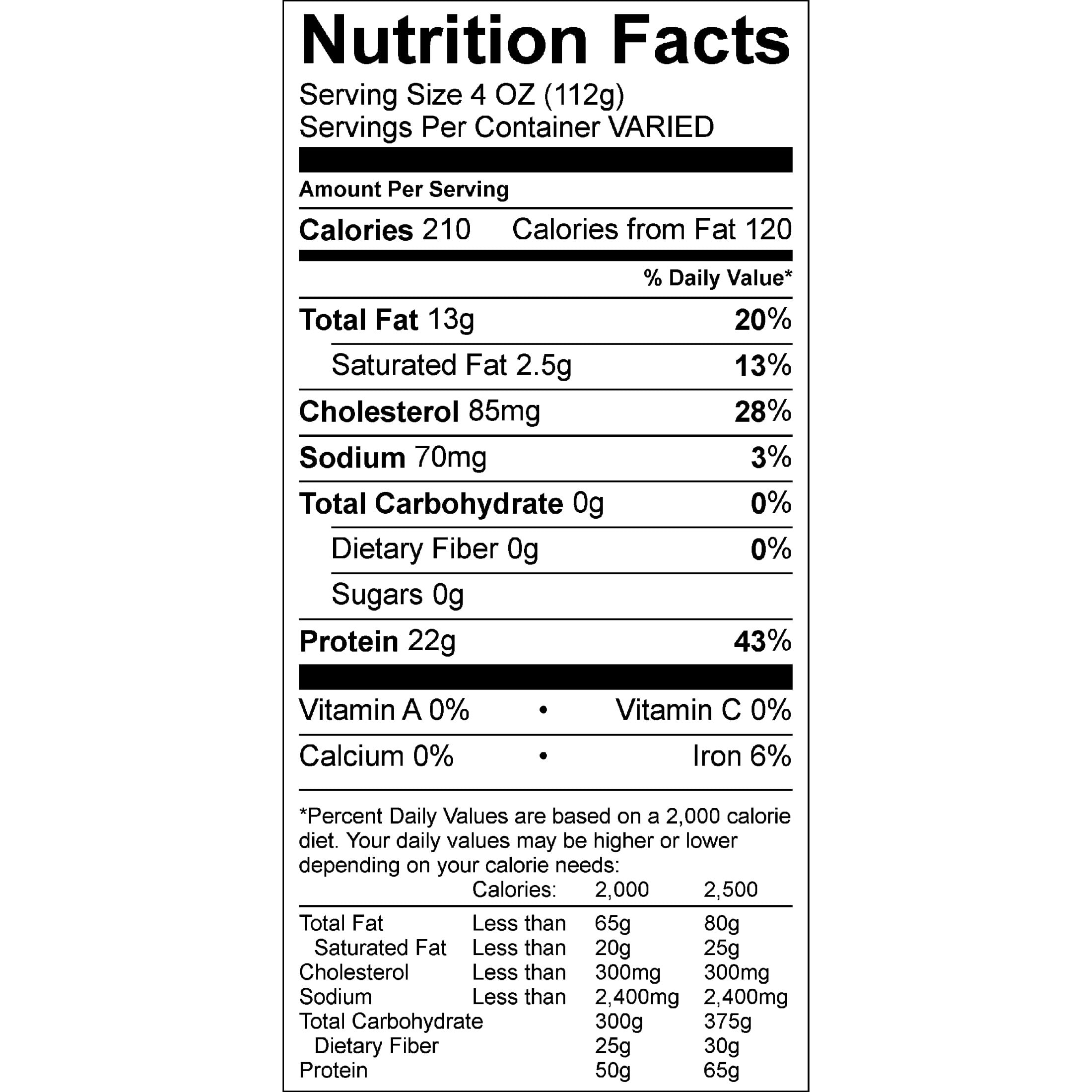 Pork Country Style Ribs Boneless, 6 count, 1.241 - 2.07 lb Tray