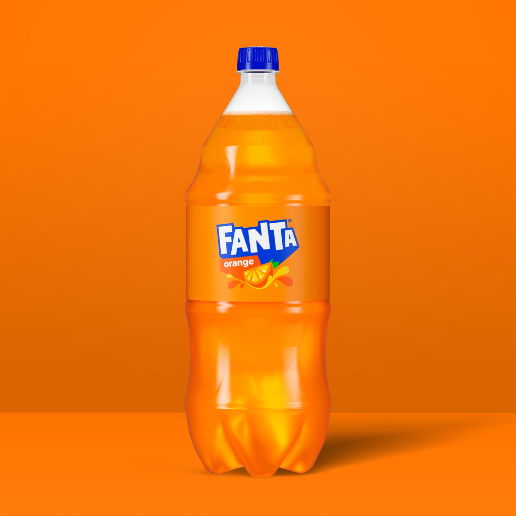 Fanta Orange Soda Pop Bottle, 2 Liter