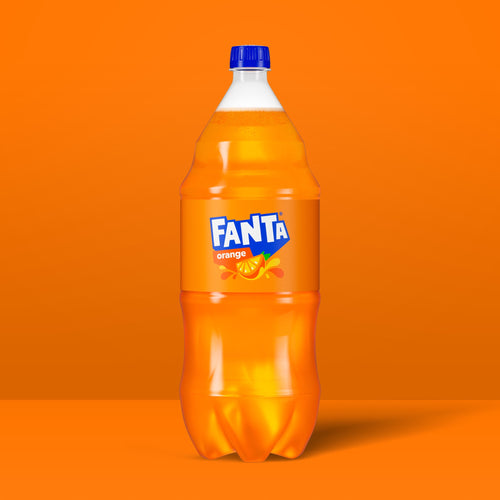 Fanta Orange Soda Pop Bottle, 2 Liter