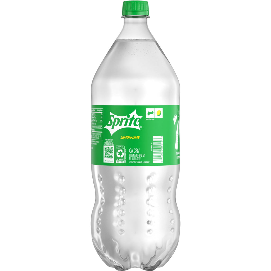 Sprite Lemon-Lime Caffeine Free Soda Pop Bottle, 2 Liters