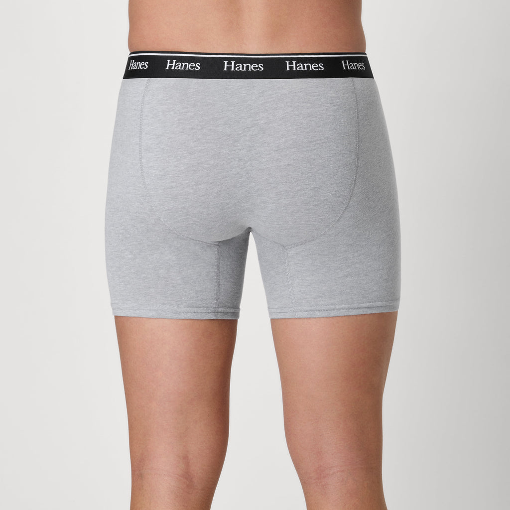 Underwear Boxer Briefs Pack, 3-Pack,Cotton-Stretch Moisture-Wicking Underwear for Men