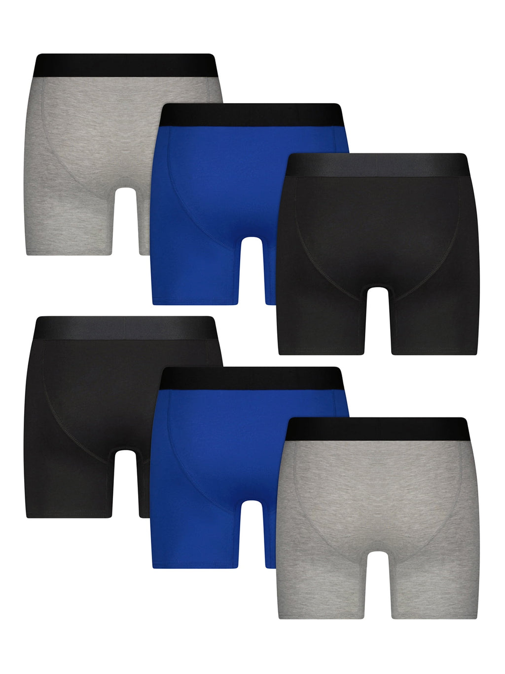 Everlast Mens Boxer Briefs Breathable Cotton Underwear Pack, 6-Pack
