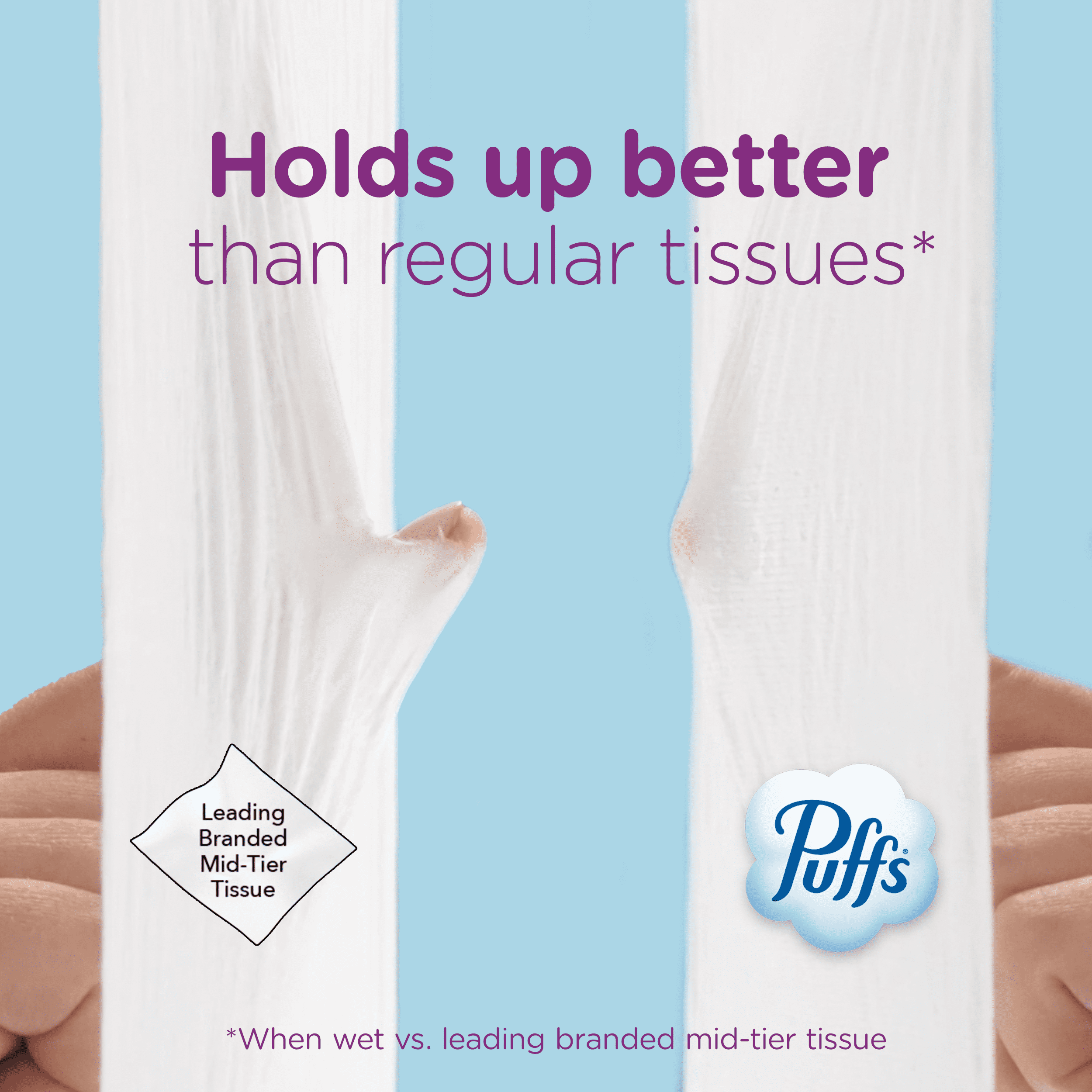 Puffs Ultra Soft Facial Tissues, Back-to-School Exclusive, 4 Rectangle Boxes, 124 Facial Tissues Per Box