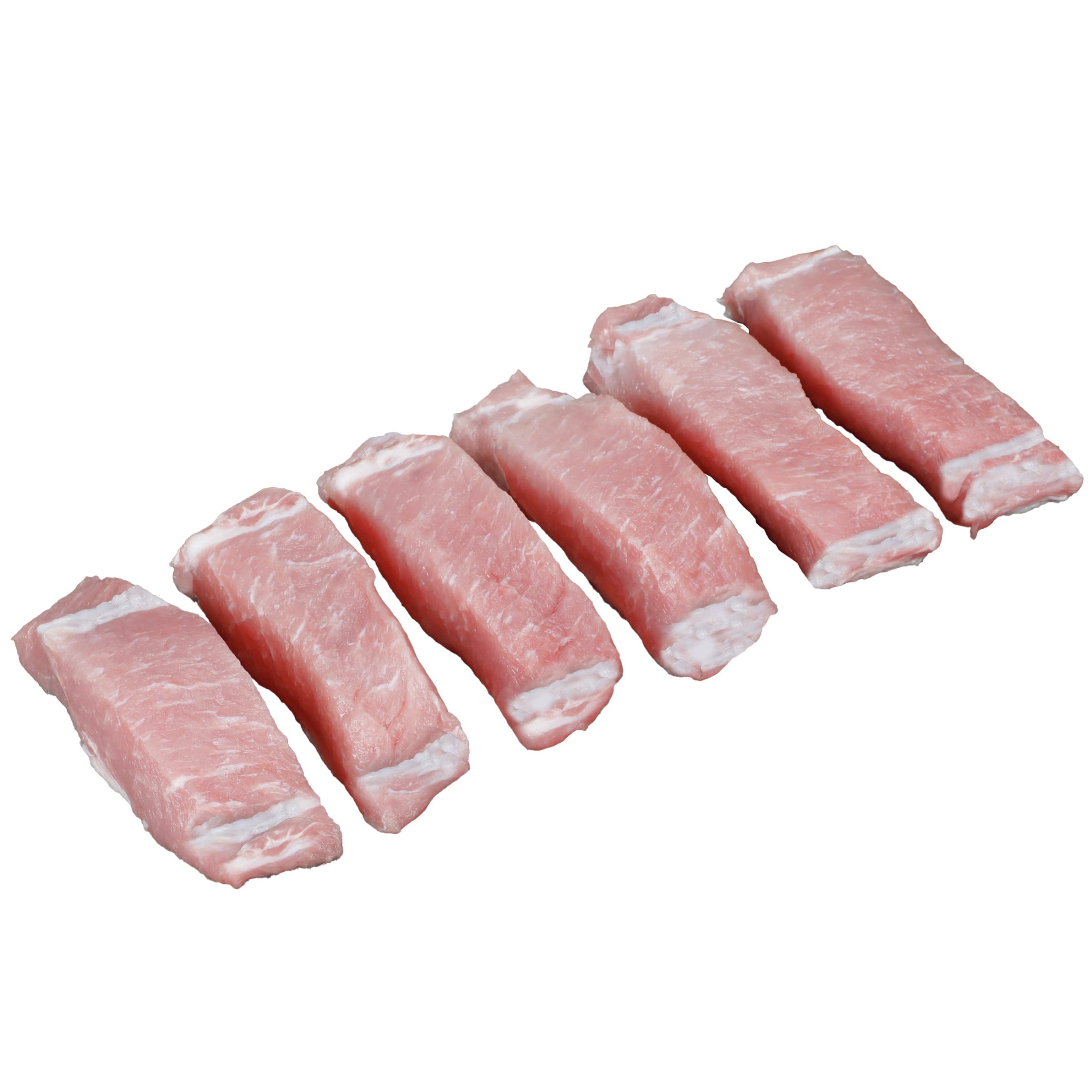 Pork Country Style Ribs Boneless, 6 count, 1.241 - 2.07 lb Tray