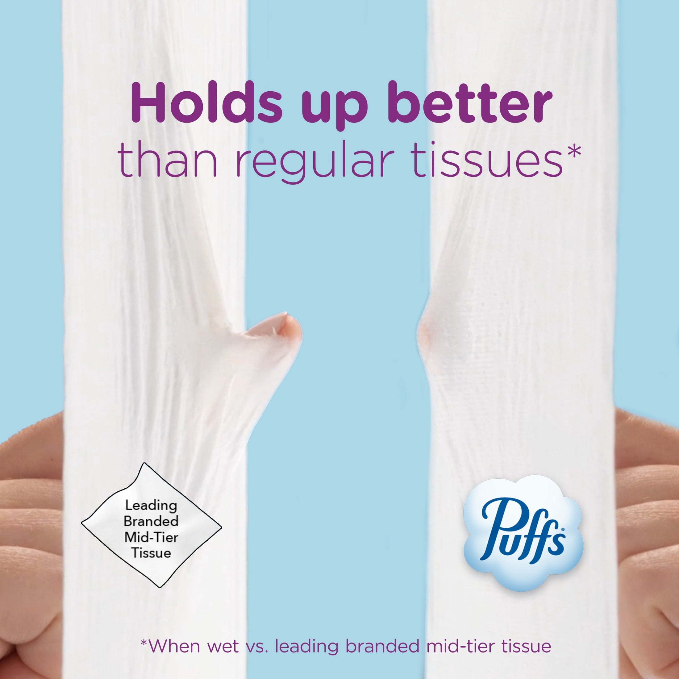 Puffs Ultra Soft Facial Tissues, Back-to-School Exclusive, 4 Rectangle Boxes, 124 Facial Tissues Per Box