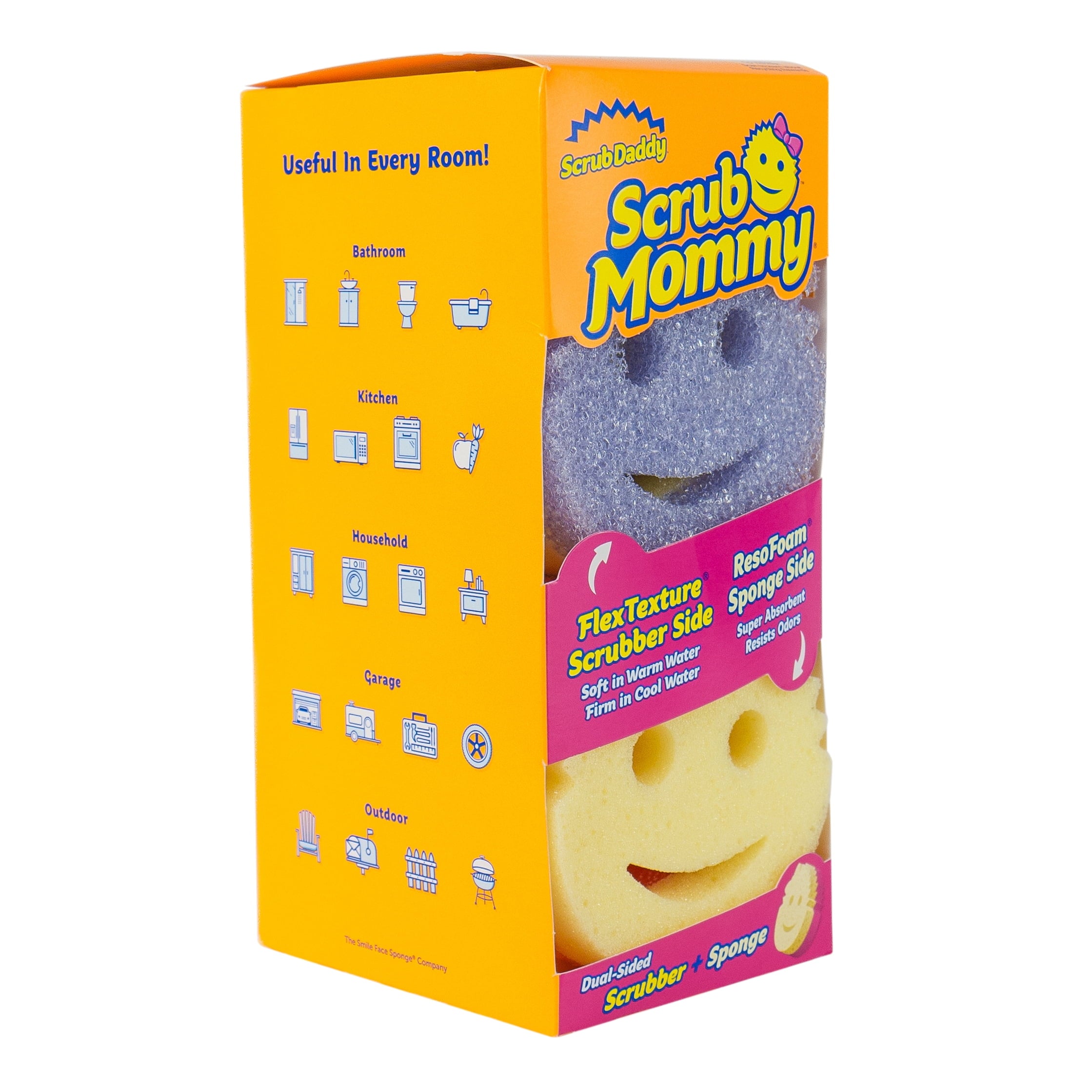 Scrub Daddy Scrub Mommy Non-Scratch Cleaning Sponges, 4 Count