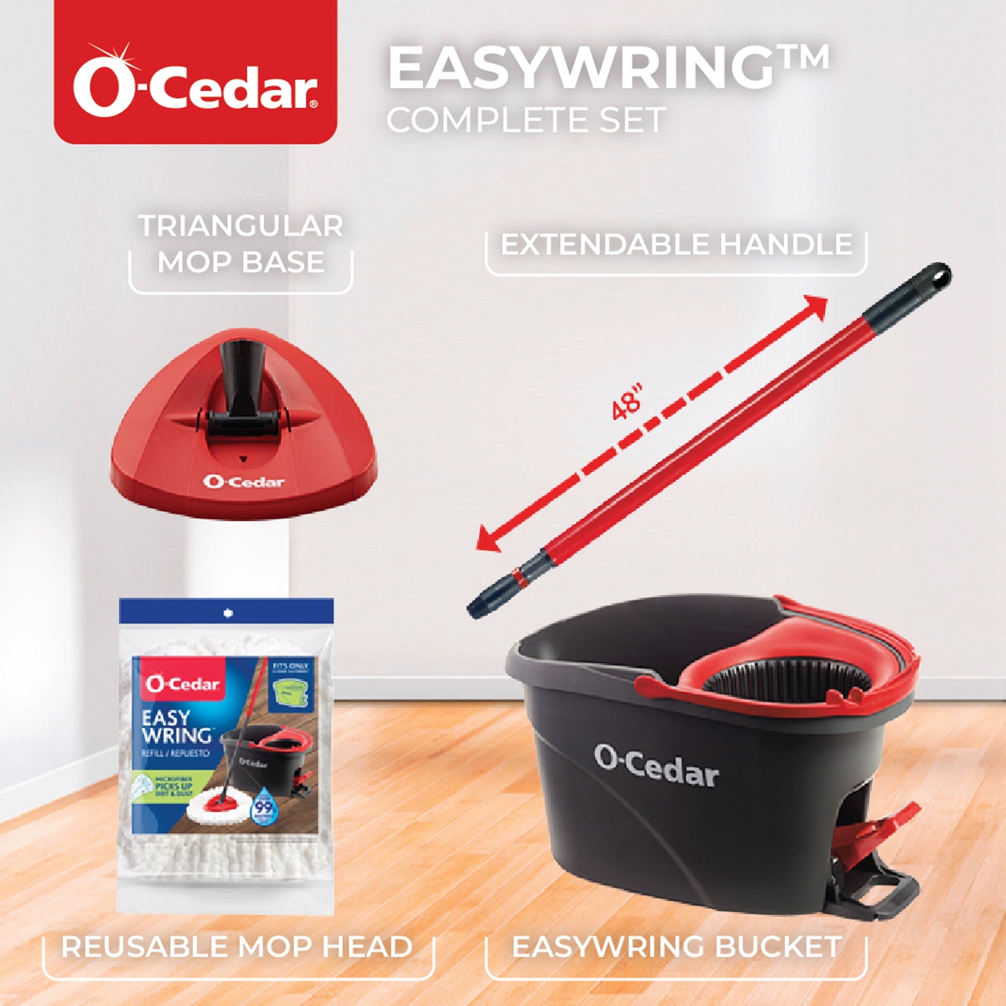 O-Cedar EasyWring™ Spin Mop & Bucket System