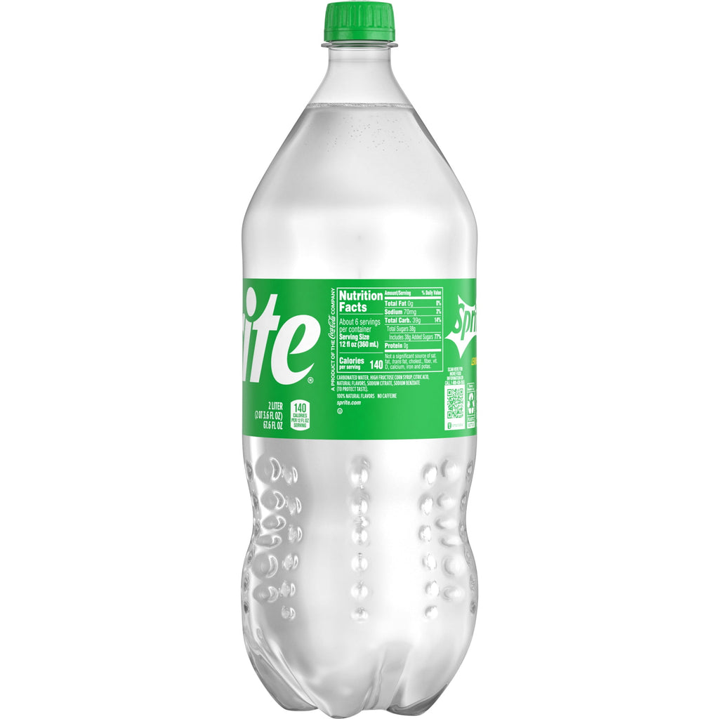 Sprite Lemon-Lime Caffeine Free Soda Pop Bottle, 2 Liters