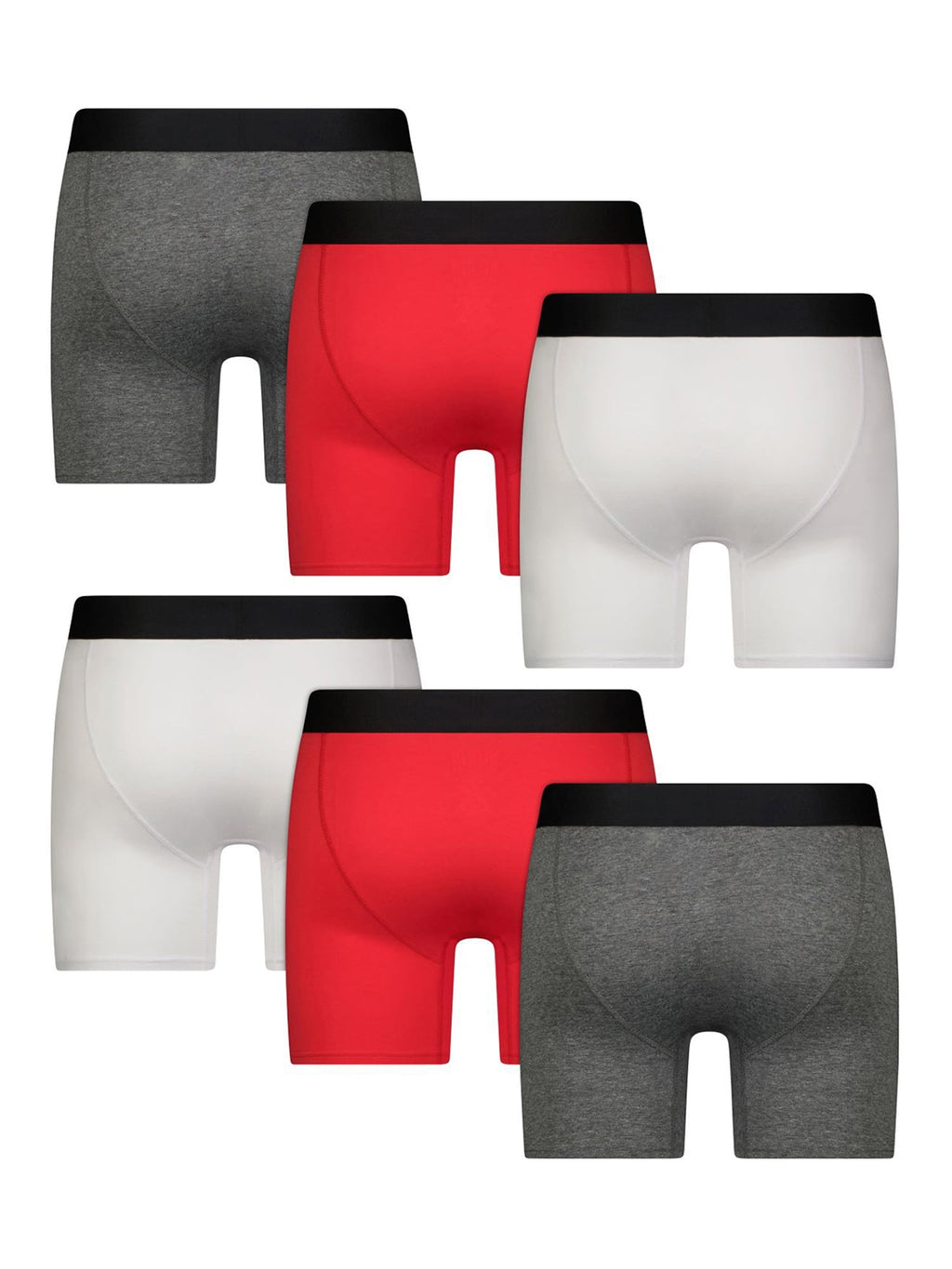 Everlast Mens Boxer Briefs Breathable Cotton Underwear Pack, 6-Pack
