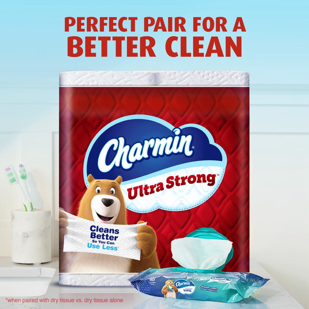Charmin Ultra Strong Toilet Paper 24 Mega XL Rolls, 330 Sheets Per Roll